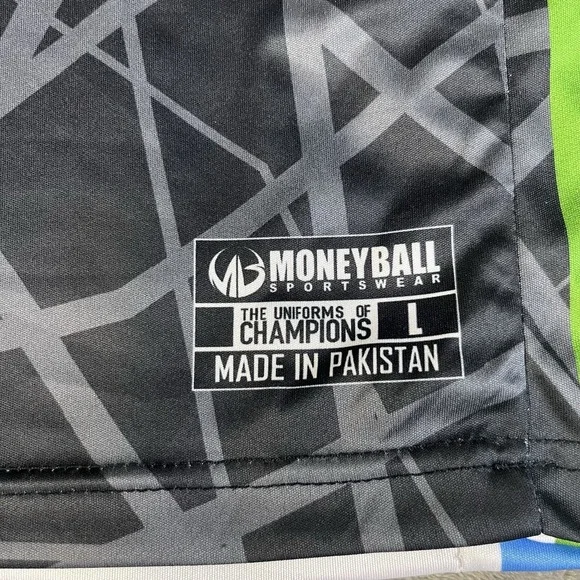 Moneyball Sportswear Faygo 3 On 3 Basketball Jersey L Reversible White Black - Picture 5 of 8